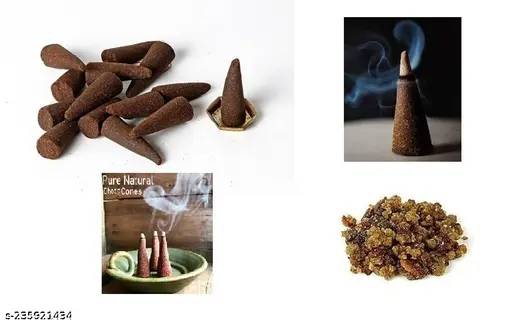 Guggal Pooja Dhoop Cones (15gm)