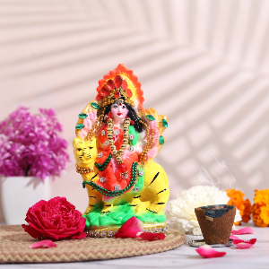 Durga Murti Idol with Stone