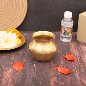 Brass Lota (8.5*8.5 cms, 135 GM)