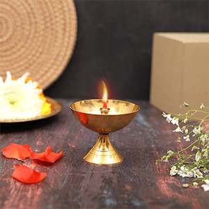 Pyali Brass Diya (140GM)