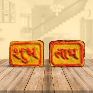 Handicraft Panchgavya Pastable Shubh Labh Pair