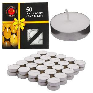 T- Light Candles Non Scented- 50 Pc