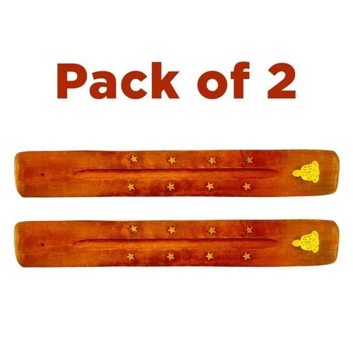 Wooden Agarbatti Stand Pack of 2 (70g)