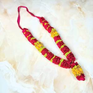 Handmade artificial Fabric Mala
