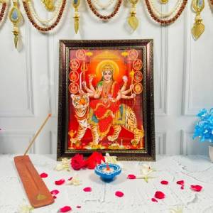 Maa Durga Photo Frame 9x12 Inches