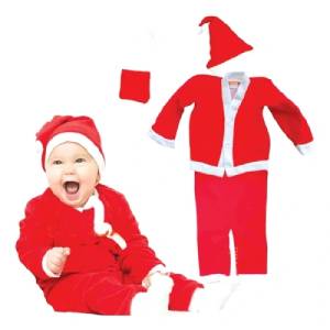 SANTA CLAUS Dress 1 No. (1-3 Yrs)