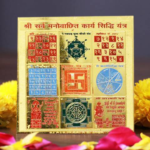 Shree Sarva Manovanchit Karya Siddhi Yantra - Powerful & Success